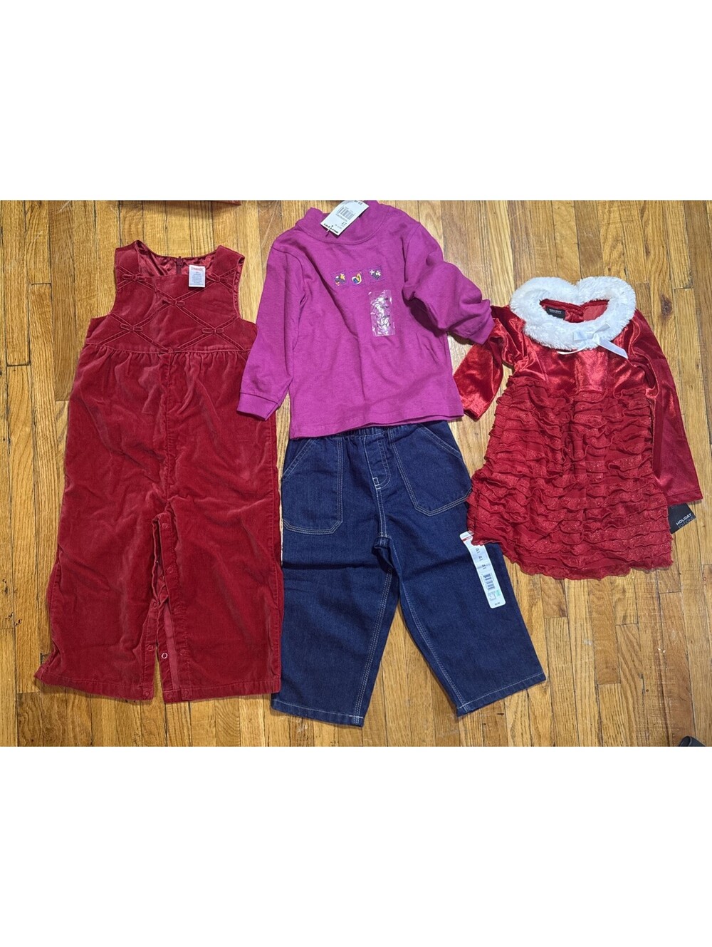 NWT Toddler Girls Clothes Size 2T Lot Christmas Outfits Gymboree Wonder Kids